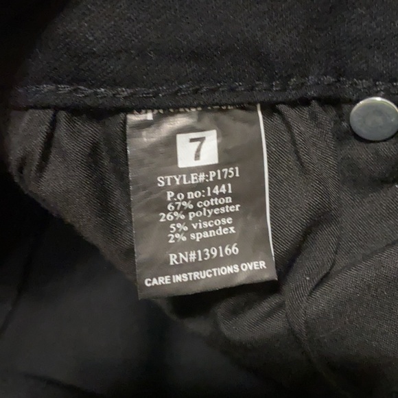 Black distressed jeans - Picture 4 of 4